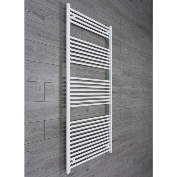 Without Valves 1800 x 750 Heated Towel Rail Radiator Flat White Central Heating