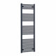 1600mm High x 600mm Wide Heated Flat Black Towel Radiator