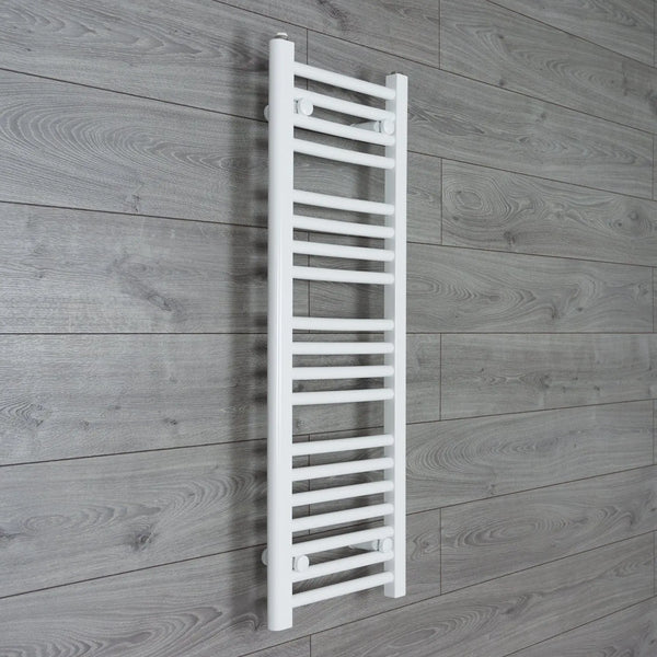 1000x300mm Heated Towel Rail Radiator Flat White