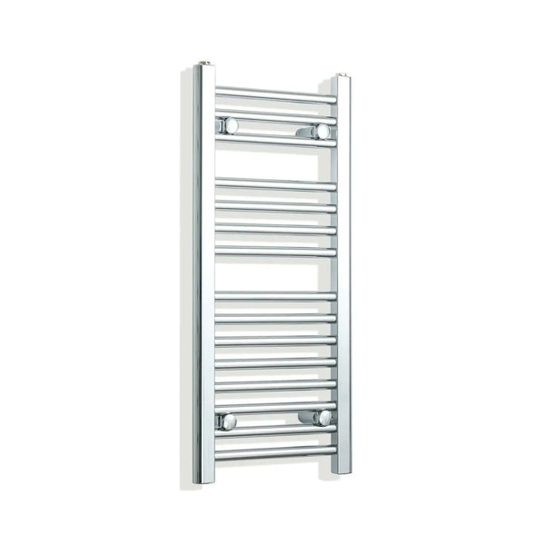 800x350mm Heated Straight Towel Rail Radiator Chrome