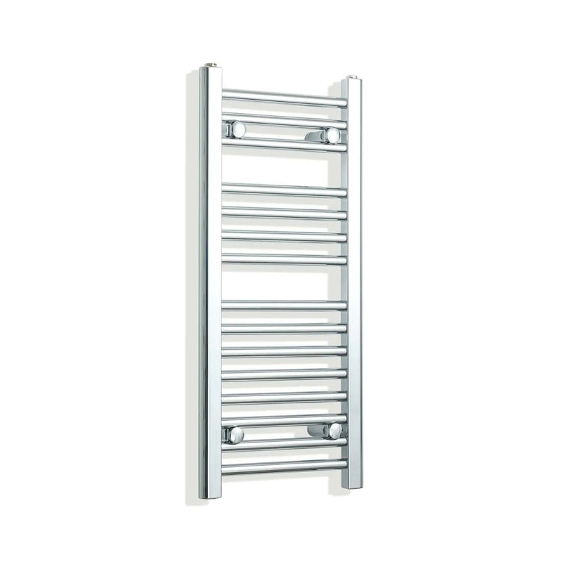 800x350mm Heated Straight Towel Rail Radiator Chrome