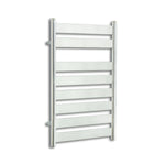 800x500mm Chrome Heated Flat Panel Towel Rail Radiator Central heating