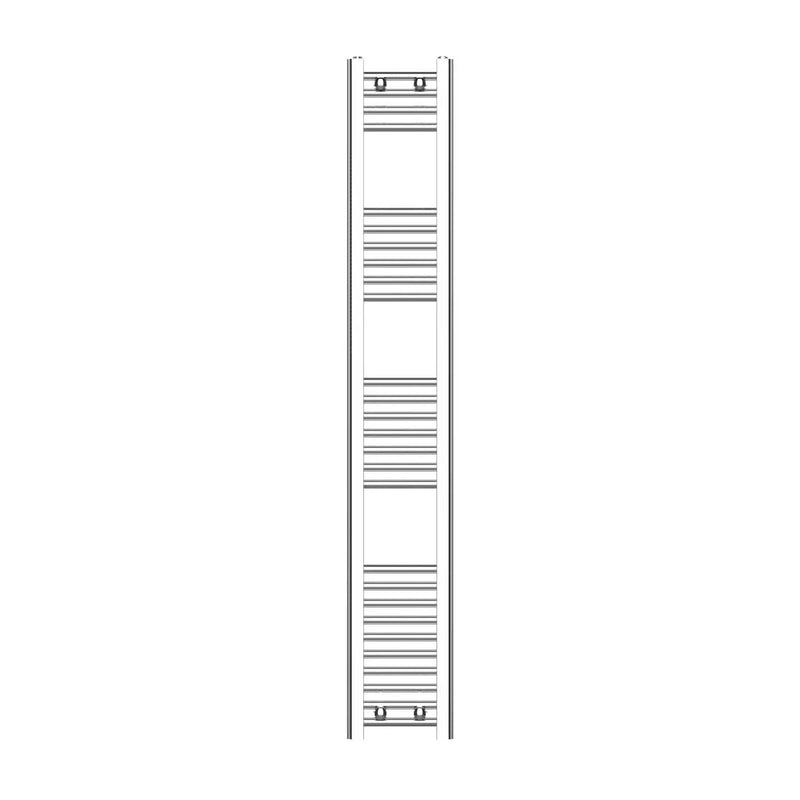 1600x250mm Heated Straight Towel Rail Radiator Chrome