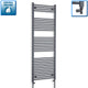 1800x600mm Heated Straight Anthracite-Sand Grey Towel Rail