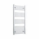 1000x450mm Heated Straight or Curved Towel Rail Chrome