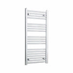 1000x400mm Heated Flat or Curved Towel Radiator Chrome