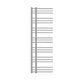 1500x500mm Difta Pre Filled Electric Towel Rail Flat Chrome