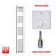 1400x200mm Pre Filled Electric Towel Rail Straight Chrome