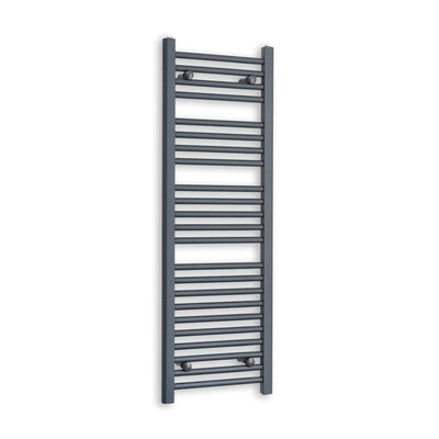 1200x400mm Heated Straight Anthracite-Sand Grey Towel Rail
