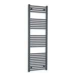 1600x500mm Heated Straight Anthracite Grey Towel Radiator