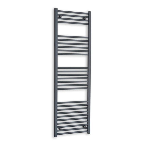 1600x500mm Heated Straight Anthracite Grey Towel Radiator