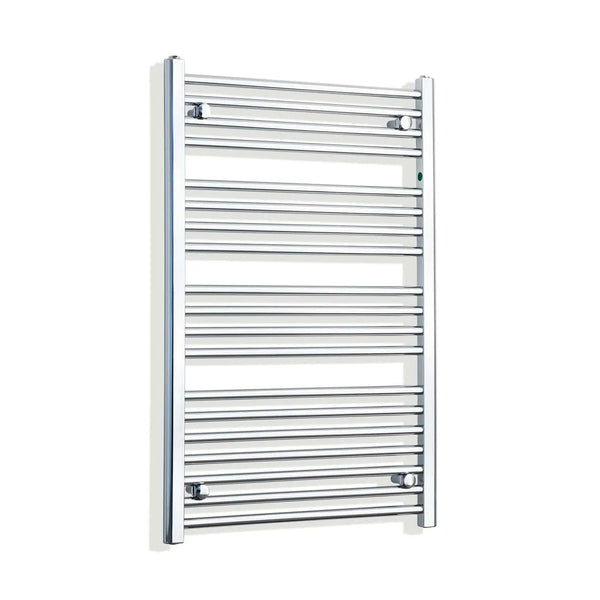 1000x550mm Heated Straight Towel Radiator Chrome