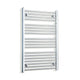1000x550mm Heated Straight Towel Radiator Chrome