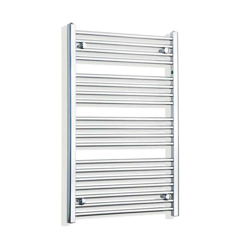 1000x550mm Heated Straight Towel Radiator Chrome