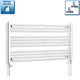 600x1100mm Heated Straight Towel Radiator Chrome