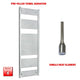 1856x400mm Electric Heated Towel Rail Pre-Filled Chrome