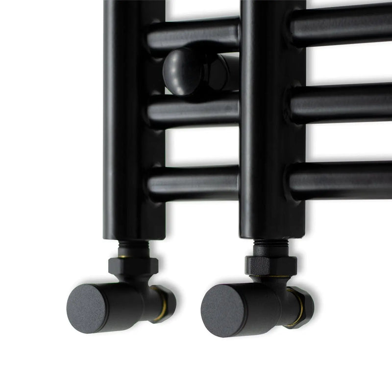 1500 mm High x 500 mm Wide Difta Heated Towel Radiator Flat Black