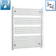 1000x900mm Heated Straight Towel Rail Radiator Chrome