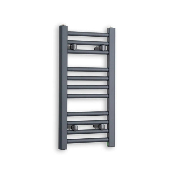 600x300mm Heated Straight Anthracite-Sand Grey Towel Rail
