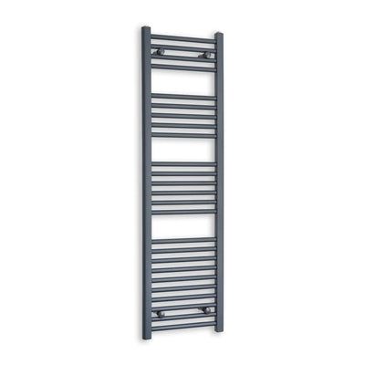 1400x400mm Heated Straight Anthracite-Sand Grey Towel Rail