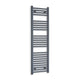 1400 x 400 Anthracite Dual Fuel Flat Heated Towel Rail - Elegant Radiators