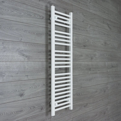 1200 mm High x 500 mm Wide Heated Towel Rail Flat White