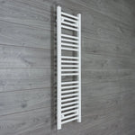 1200x350mm Heated Towel Rail Radiator Flat White