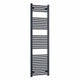 1800 mm High x 500 mm Wide Heated Towel Radiator Flat Black