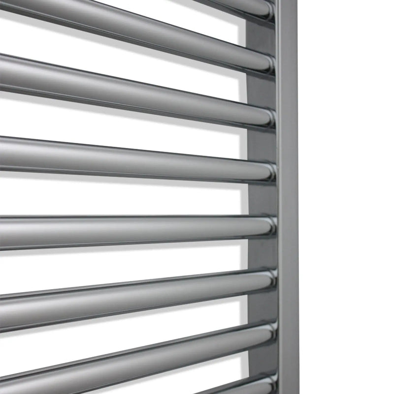 800x400mm Heated Flat or Curved Towel Radiator Chrome