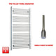 1200x550mm Pre-Filled Electric Heated Towel Rail Chrome