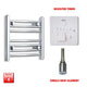 400x400mm Pre-Filled Electric Heated Towel Rail Chrome