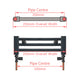 1400mm High x 250mm Wide Heated Towel Radiator Flat White