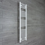 1400x300mm Heated Towel Rail Radiator Flat White