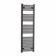 1400 mm High x 400 mm Wide Heated Towel Radiator Flat Black