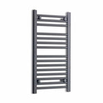 800 mm High x 400 mm Wide Heated Towel Radiator Flat Black