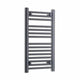 800 mm High x 400 mm Wide Heated Towel Radiator Flat Black