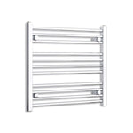600x600mm Heated Straight Towel Radiator Chrome