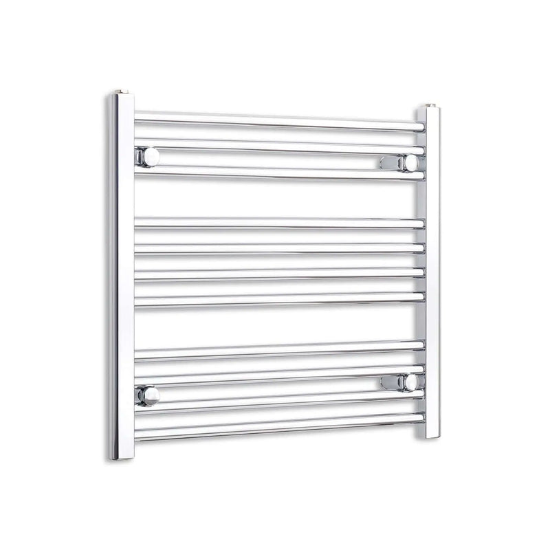 600x600mm Heated Straight Towel Radiator Chrome