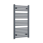 1000x500mm Straight Anthracite Sand Grey Towel Rail Central