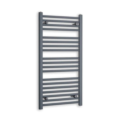 1000x500mm Straight Anthracite Sand Grey Towel Rail Central