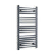 1000x500mm Straight Anthracite Sand Grey Towel Rail Central