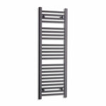 1200mm x 400mm Heated Towel Rail Radiator – Matt Black