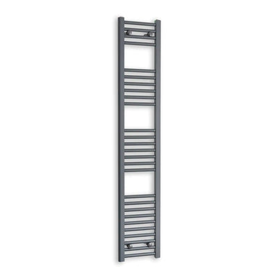 1600x300mm Heated Straight Anthracite-Sand Grey Towel Rail