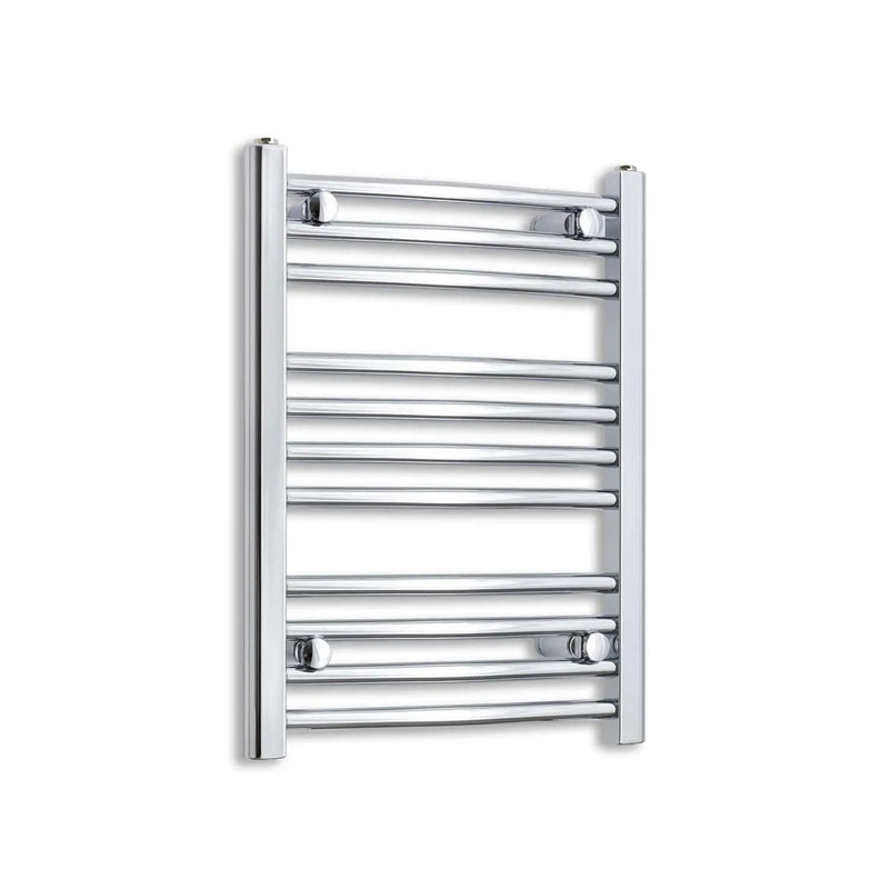 600x450mm Heated Straight Towel Rail Radiator Chrome