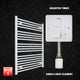 1000x750mm Pre-Filled Electric Heated Towel Rail White