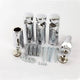 1600mm High x 400mm Heated Flat or Curved Chrome Towel Rail
