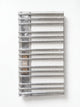 900 mm High x 500 mm Wide Difta Heated Towel Radiator Flat Black