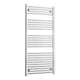 1400x650mm Heated Straight Towel Rail Radiator Chrome