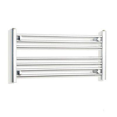 400x800mm Heated Straight Towel Rail Radiator Chrome