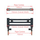 1800x750mm Towel Rail Radiator Flat White Central Heating